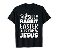 Conejo tonto La Pascua es para Jesús Día de Pascua Cristiano Jesús Camiseta