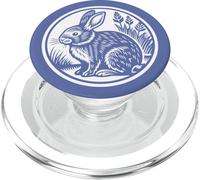 Conejo Vintage en Estilo Libro de Cuentos PopSockets PopGrip para MagSafe