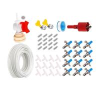 Conejo Waterer Kits Protección contra fugas Duckbill Pezón Bebedor con Accesorios Manguera para Jaula Alimentación Animal Latas de fuga Conejo Waterer Para Jaula