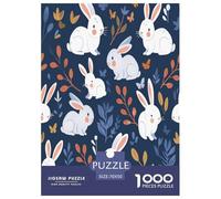 Conejo3 Puzzle Imposible,desafío para Adultos Juego EduGatoivo 1000 Piezas Obra De Arte De Juego De para Adultos Y Niños 70x50cm/1000pcs