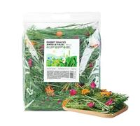 Conejos de heno Bale, Conejos Timothy Grass,Safe Natural Grass Hen Bedding para hámster | La Comida Saludable para Mascotas Mejora la digestión para los jerbos de Animales pequeños, los hámsters, Las