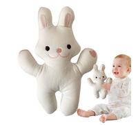Conejos Peluche - Compañero de dormir - Juguete de peluche de consolación Lavable Lindo para dormitorio de bebé de Pascua de Cumpleaños