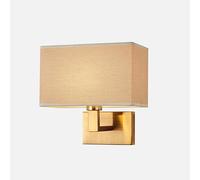 CONERY Aplique pared tela Luz suave Montaje Lámpara Lámpara pared noche Luces montadas pared hierro inoxidable Accesorios iluminación para hogar Sala Dormitorio Apliques pared Lámparas cabecera clásic