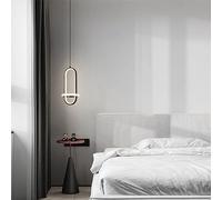 CONERY Lámpara colgante LED minimalista de 21 W, lámpara colgante creativa nórdica de 3000-6000 K, decoración moderna para el hogar, lámpara LED de aluminio, iluminación de suspensión regulable adecua