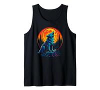 Conexión Celestial Lobo, Animal Espiritual Camiseta sin Mangas