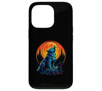 Conexión Celestial Lobo, Animal Espiritual Carcasa para iPhone 13 Pro