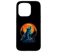 Conexión Celestial Lobo, Animal Espiritual Carcasa para iPhone 15 Pro