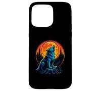 Conexión Celestial Lobo, Animal Espiritual Carcasa para iPhone 15 Pro MAX