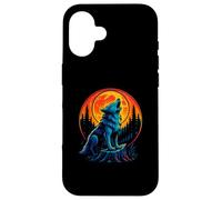Conexión Celestial Lobo, Animal Espiritual Carcasa para iPhone 16