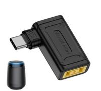 Conexión DC-to-Type-C Adapter-Type-C-USB para Dispositivos de Carga rápida | Enchufe de 90 Grados USB-typ-C en el Enchufe DC, ¿está Buscando una Carga Estable y rápida? Nuestro Adaptador DC-ZU-Type-C