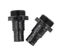 Conexión de bomba de circulación para SPS25 para SPS50 para SPS75 para modelos SPS100 Ajuste de material ABS para optimización del flujo de agua de piscina (2 piezas)
