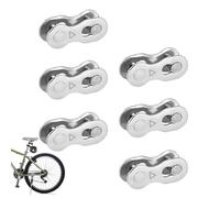 Conexión de cadena de bicicleta: camisa rápida contra cadena de bicicleta, índice rápido en acero para cadenas de ciclismo | Conexión de cadena de bicicleta para una reparación rápida, llegó