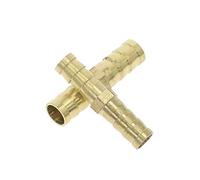 conexión de manguera, conectores de acoplamiento, 2 unids latón recto manguera tubo montaje igual Barb 4-19mm gas cobre alambre de púas acoplamiento conector adaptador (OD 8mm a 10mm)