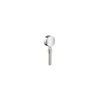 Conexión De Manguera Hansgrohe Fixfit S DN15 Cromo Con Prevención De Retorno.