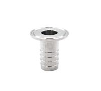 Conexión de manguera sanitaria Adaptador de manguera sanitaria con brida alta resistencia, conexión triple abrazadera acero inoxidable 304, 1 pieza(64MM*45MM)