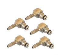 Conexión de retorno de aceite del tubo del inyector para Bosch 110 5pcs con mecanismo efectivo de la válvula de retención (C)