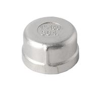 Conexión de tubería con boquilla hexagonal recta macho, accesorios 304, rosca de acero inoxidable de 1/2", 1/8", 1/4" y 3/8".(Female threaded cap,1/4")
