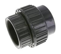Conexión de Unión Hembra de PVC de 90mm x Hembra Rp (rosca interna cilíndrica) 3'' EPDM