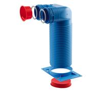 Conexión de válvula Kermi x-well 90 grados, 2xNW 75 - 125