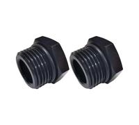 Conexión Del Adaptador De Cabeza Hexagonal De Aluminio Servicio Pesado Conexión Fluido A Prueba Fuga Adecuada Para Líneas Fluido 1 Par Adaptador Reutilizable