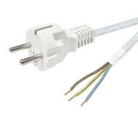 Conexión eléctrica para plancha, 2 mts, 3x0.75 mm, ideal para facilitar el uso y suministro de energía en electrodomésticos.
