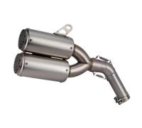 Conexión Medio Conectar Silenciador Para Benelli Para 752S Para 752 S Escape Modificado Line Tubo Intermedio Acero Inoxidable Conecte Doble Salida Con Silenciador
