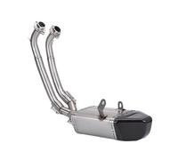 Conexión Medio Conectar Silenciador Para MT07 Para FZ07 Para XSR700 2014-2024 Escape Completo Motocicleta Modificar Kit Silenciador Colector