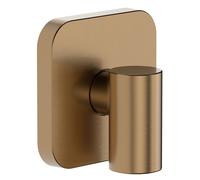 Conexión mural hansgrohe FixFit Fine Q con desconector, 28884140, Color: Bronce cepillado