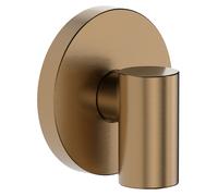 Conexión mural hansgrohe FixFit Fine S con desconector, 28882140, Color: Bronce cepillado