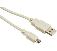 Conexión N&C USB 2.0, 1,8 m cable USB A 1,8 m - Cables USB (1,8 m, 1,8 m, USB A, USB A, 2.0, macho Connector/Female Connector, Beige)