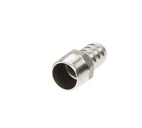 Conexión neumática Adaptador de manguera con púas rosca macho 1 pieza, conector acero inoxidable SS304, accesorio tubería BSP(16MM*3/8INCH)