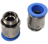 Conexión neumática G 1/2'' a 6, 8, 10, 12, 14 o 16 mm, 2 unidades de rosca cilíndrica (1/2'' - 8 mm), Conectores Manguera Aire Comprimido, Conexión Rápida