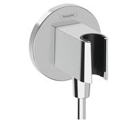 Hansgrohe Conexión mural FixFit S con soporte de ducha cromado