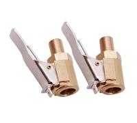Conexión rápida de mandril de aire: adaptador de inflador de alta resistencia, conector de boquilla de latón, sello seguro | de conector de manguera de inflado de neumáticos, herramienta de fi