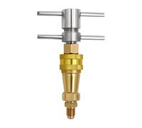 Conexión rápida para frigorífico: tapón de arandela de latón, conector a prueba de fugas, garantiza un ajuste ajustado, resistente a la oxidación y adaptador de refrigerador de alto rendimiento,