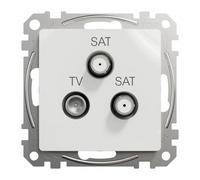 Conexión TV/SAT/SAT asiento final diseño i Elements SDD111481S