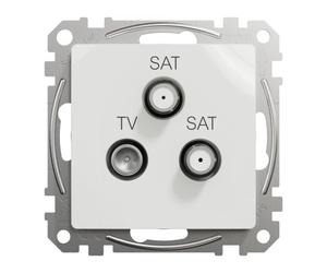 Conexión TV/SAT/SAT asiento final diseño i Elements SDD111481S