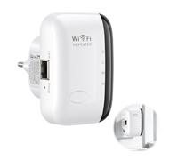 Conexión WLAN 300 Mbit/s, repetidor WLAN, repetidor WiFi de 2,4 GHz con conexión LAN, conexión WiFi con Modo enrutador/Punto de Acceso, conexión a Internet, dosis de conexión WLAN