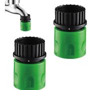 Conexiones de conexión rápida para manguera de jardín, conector hembra para manguera de jardín - Conector rápido flexible de 2 piezas - Conector de, desconexión de agua, racco