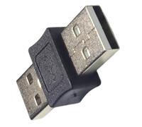 Conexiones genéricas USB-USB 2.0 una rama en el acoplamiento del convertidor A-socket, Carga Cable Plug en el adaptador de enchufe adaptador para PC portátil viaje PC PC
