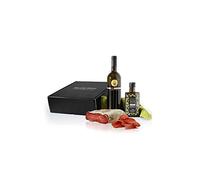 Confección regalo con vino y bresaola "Tour de Italia", canasta gastronómica, Salumi Pasini
