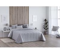 Confecciones Paula Colcha Bouti acolchada piqué relleno 100 gr cama 90 geometrico gris