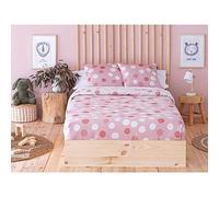 Confecciones Paula Colcha Reversible Lola 170 cm Color Rosa