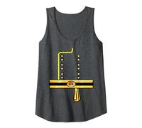 Confederate Soldier Costume Halloween Civil War Men Women Camiseta sin Mangas, Mujer, Jaspeado Oscuro, XL
