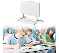 conference table,white office folding Flip Top Mobile Training Desk 47.2"D x 23.6"W x 29.5"H The rounded Desk with wheels is convenient and fast, suitable for office, Meeting Tables(1Pcs )