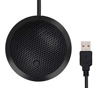 Conference USB Microphone Omnidirectional Condenser PC Microphone with Mute Button LED Indicator Plug Play