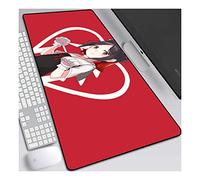 Confession Girl 800x300mm Anime Mouse Pad, Alfombrillas para Mouse con Teclado, Alfombrilla de ratón Profesional para Juegos XXL Grande con Base de Goma de 3 mm de Grosor, para computadora PC, G