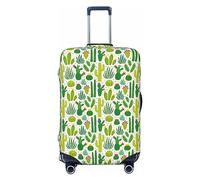 Confession Under The Cross - Funda protectora de equipaje de viaje, lavable, fundas de equipaje para maleta con cremallera y hebilla, funda de equipaje de 28 pulgadas, Planta verde de cactus, M