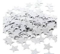 Confeti Brillante Círculos de confeti con purpurina for decoración bodas y mesas, 3 cm diámetro (dorado negro brillante, 200 unidades)(Color 06)