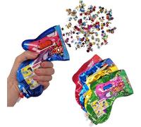 Confeti Cañon 10 Piezas Pistola Confeti Cañones de Confeti Biodegradable para Año Nuevo, Halloween, Cumpleaños, Bodas, Fiestas de Graduación